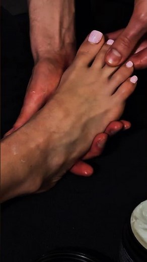 Front Foot Massage ASMR 🖤 So Relaxing