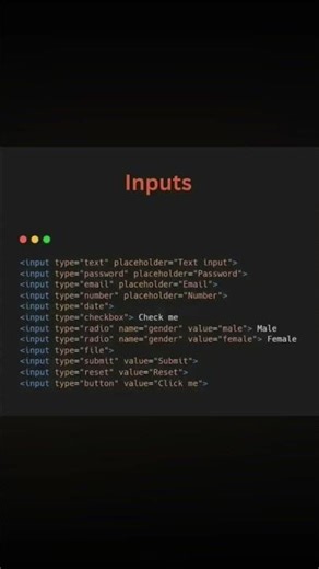 HTML Code using some most important formula generate website #html #code#vlog #shortvideo