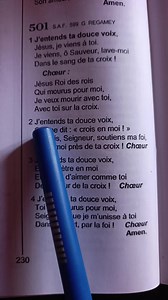 J'entends ta douce voix paroles — Cantique Partie 2