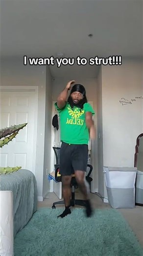 Walk that walk and strut🔥🤣 #strut #dance #hype #fyp