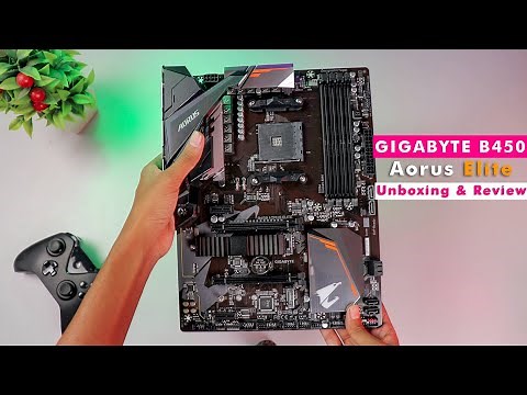Gigabyte B450 Aorus Elite Motherboard Unboxing & Review 2020