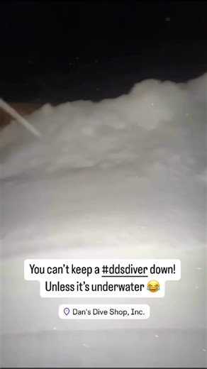 It’s good to be a scuba diver when you can’t find a snow brush. #winterstorms #tusa #canadiandiver #snow #recycle | Dan's Dive Shop, Inc.