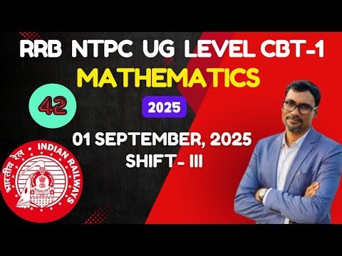 NTPC UG 01 Sep 2026 S-03 Math Solution | Chayan Sir Math | Railway Math PYQs in Bengali by CSN Study