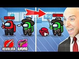 Among Us *NUEVO* Rol de HITMAN Con REVOLVER (Debe As3sinar Impostores) 🔫