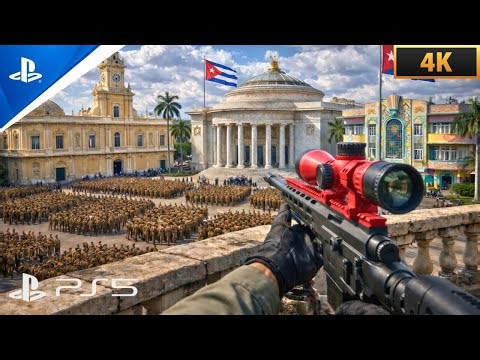 (PS5) Silent Sniper in Cuba Mission | Ultra Realistic Gameplay [4K60FPS] Call of Duty