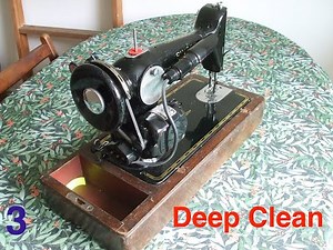Singer 201 How to look after and maintain and use the Singer 201 correctly. 3. Deep Clean.