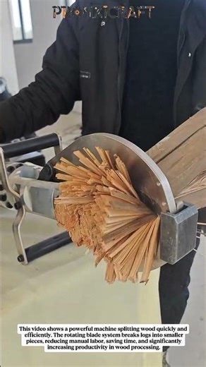 Powerful Wood Splitting Machine | Fast Log Cutting for Maximum Efficiency