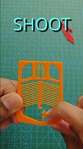 3D-Printed Arrow Launcher V7. #3dprinting #toothpick #launcher