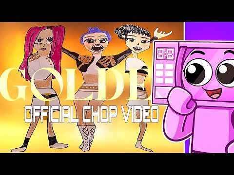 "GOLDEN" Official Chopped Video! (FUNNY KPop Baka Hunters)