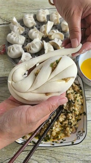 Amazing Dumpling Folding Technique 🥟 | So Easy, So Satisfying & Perfect Every Time! #Shorts #momos