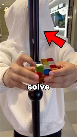 Insane BLINDFOLDED Rubik's Cube Solve! 🤯
