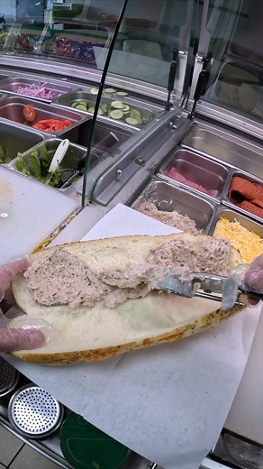 Subway POV Tuna Melt #subway #asmrfood #pov #fastfood #asmr #fastfoodworkers