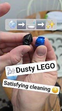 Satisfying LEGO Minifigure Cleaning Process! 🥗 BEST Salad Spinner Yet!? #diy #lego #starwars #fyp