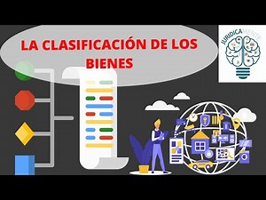 LA CLASIFICACIÓN DE LOS BIENES