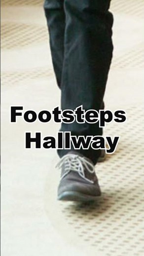 Footsteps Hall way | Footstep Sound Effect | Footstep SFX Foley
