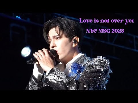 HD fancam Dimash《Love is not over yet》 NYC Madison Square Garden Stranger concert