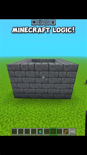 Minecraft Logic 😂#minecraft #shorts