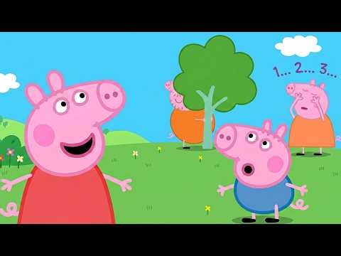 Peppa’s Fun Game of Hide and Seek! 👀🐷| Peppa Pig Funny Animation
