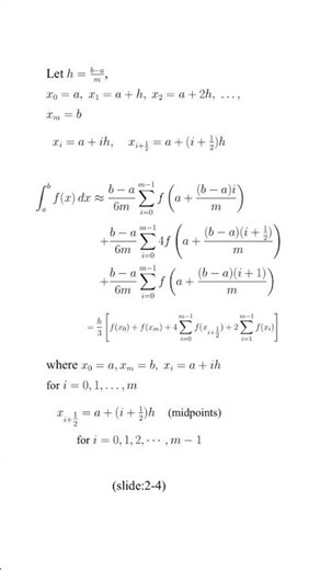 Composite Simpson’s Rule Error Analysis
