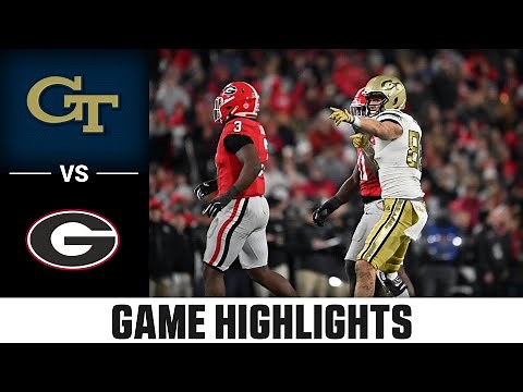 Georgia Tech vs. Georgia Game Highlights | 2024 ACC Football