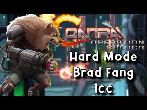 Contra Operation Galuga - 1cc w/ Brad Fang (Hard Mode, 1-Hit Kill, Contra 4 OST)