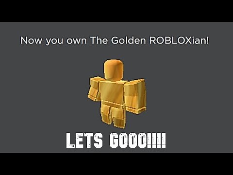 Owning the Golden Robloxian! - Roblox