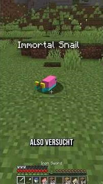 Unsterbliche Schnecke jagt DICH!! 🐌 #minecraft #minecraftmods #minecraftshorts
