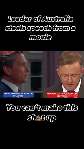 233K views · 4.2K reactions | Anthony Albanese steals Michael Douglas’ speech from the movie the American President. When he was Transport Minister #politics #funny #plagarism #australian | Ooftbro | Facebook