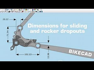 Sliding dropout dimensions in BikeCAD