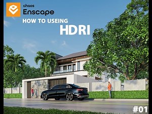 How to use hdri sky Enscape 3.5.5 #01