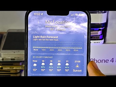 How To Use Weather App on iPhone