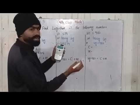 Exercise 2.3 Class 9 Math | Finding Logarithm of a Number | Science Group Unit 2