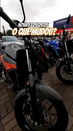 NOVA FZ25 2025 🧡 O que mudou? #nandoangelo #motovlog #yamaha #fz25