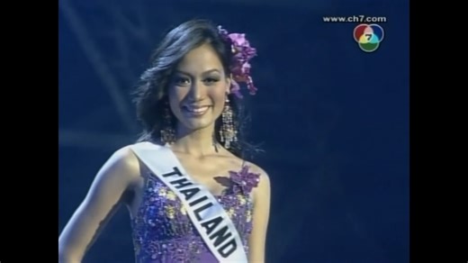 ย้อนชม น็อต ชนันภรณ์ รสจันทน์ Miss Thailand Universe 2005 ในการประกวด Miss Universe 2005 รอบ Evening Gown Preliminary Competition | Thailand-beauty pageant