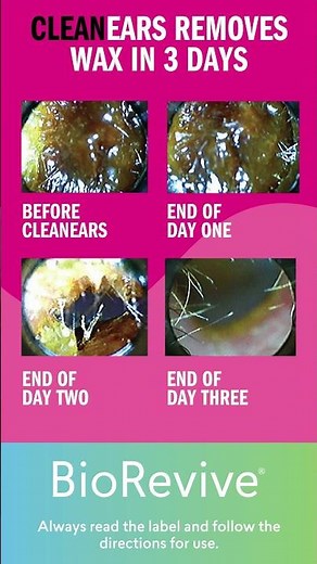 BioRevive CLEANEARS Ear Wax Removal Spray