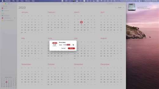 How to NAVIGATE to a Date On the Calendar Application Using a Mac - Basic Tutorial | New - video Dailymotion