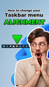How to Move Taskbar Menu Alignment in Windows 11 #pctips #pctipsandtricks #Windows11 #windows #rtctutorials | RTC Tutorials