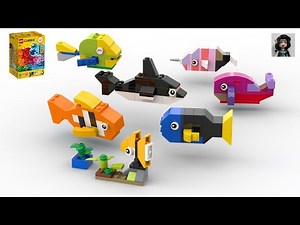 FINDING NEMO Lego classic 11011 ideas How to build easy
