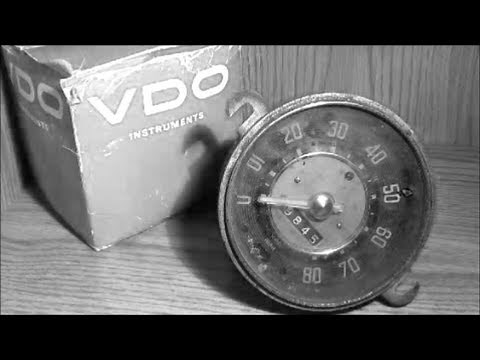 1955 VW Beetle Speedometer VDO | before restoration