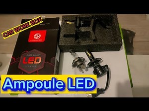 Ampoule LED H4 🔸marque CAR WORK BOX | Présentation et comparatif