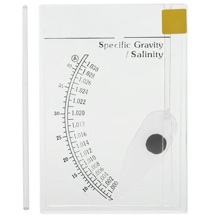 Accurate Sea Hydrometer Saltwater Salinity Meter Specific Gravity Test for Aquarium Fish TankHD-T-H008 - Walmart.ca