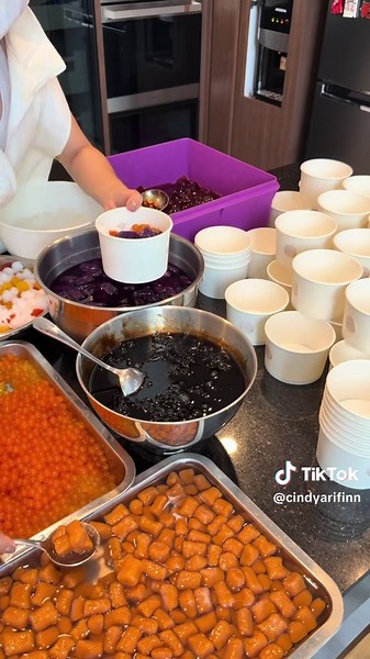 Baobao Qball Dessert recipe: how to make and store QQ ball ubi
