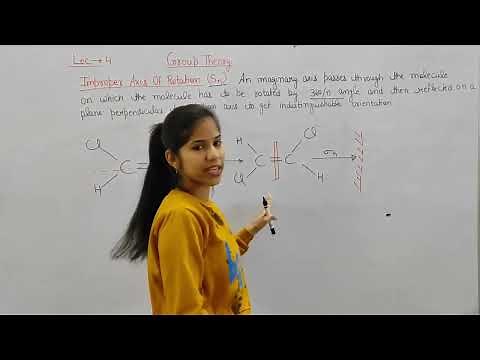 Group theory | Lec 4 | Improper axis of rotation | Symmetry operation | Symmetry elements |chemistry