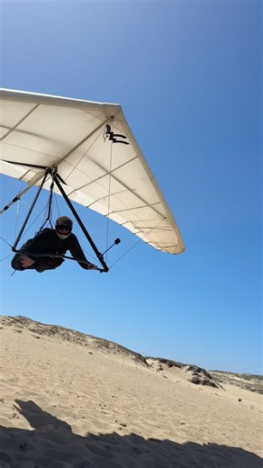 Marina Beach hang gliding