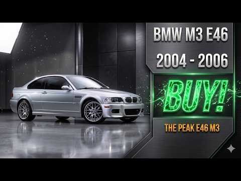 Buy or Bye: 2004–2006 BMW M3 E46 ZCP Competition — The PEAK E46 M3!