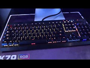 ど派手に光るCorsairのゲーミングキーボード「K95＆K70」のイルミネーション