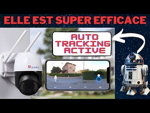 Test de la caméra de surveillance CTRONICS 4K 8MP wifi avec mode suiveur automatique