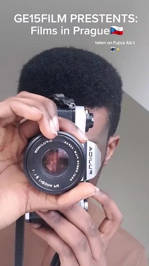 Exploring Prague Through Fujica AX1 Film Photography