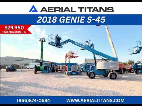 FOR SALE: 2018 GENIE S-45 #genielift #genie #boomlift