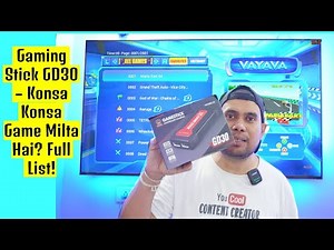 Gaming Stick GD30 Full Game Details | What Games Included? AMTVPRO